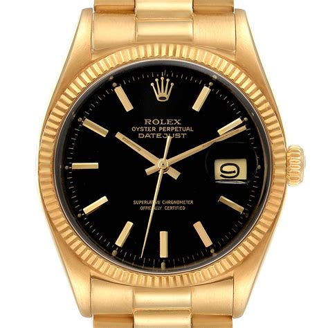 value of gold rolex watch